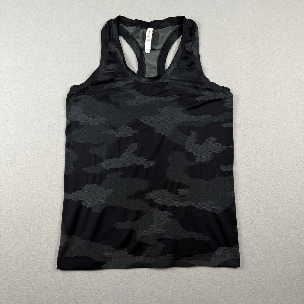 Athleta Camo Racerback Tank Top L
